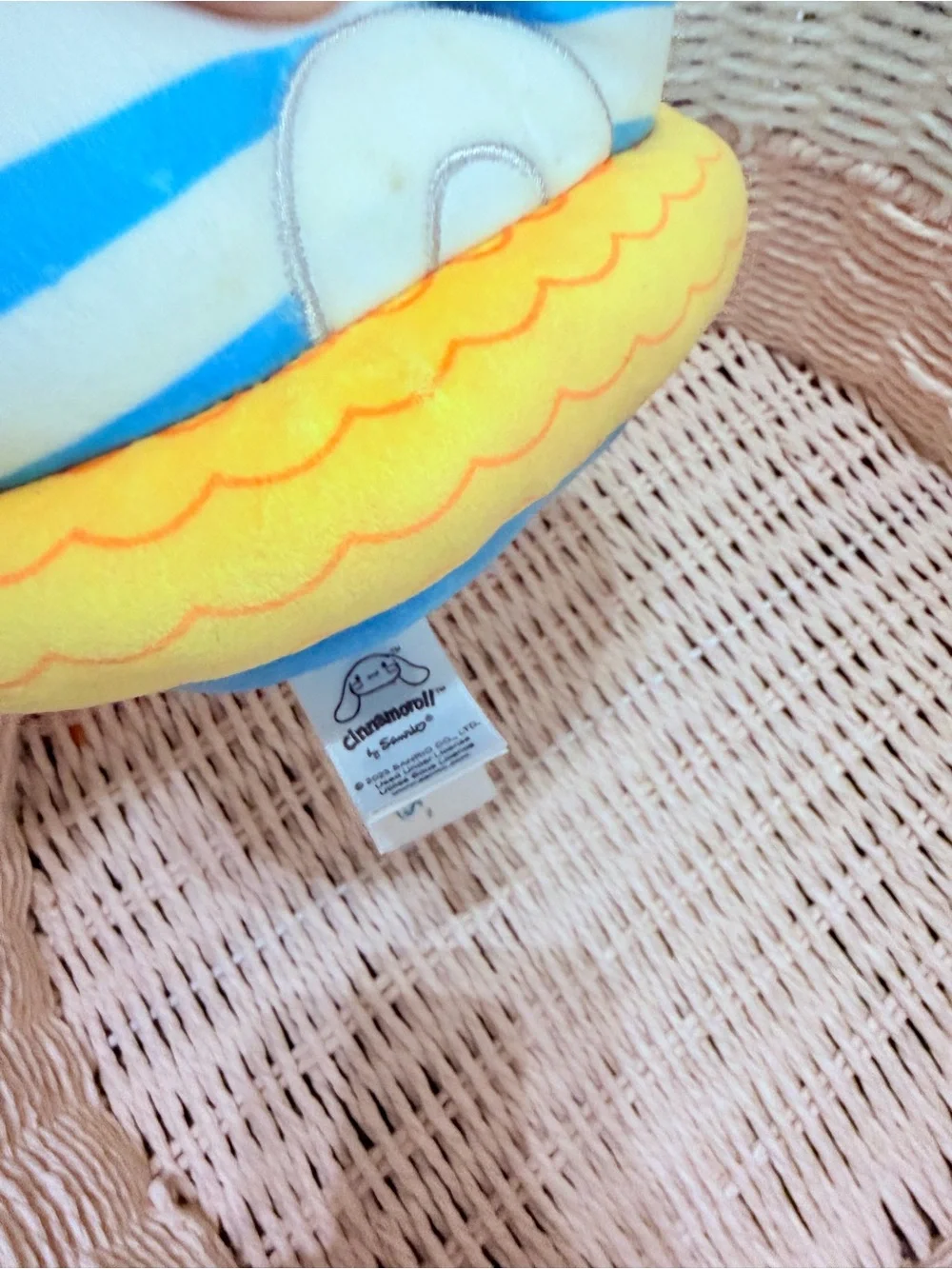 Sanrio Cinnamoroll Squishmallows Mini Plush Floatie Pool Ring Soft Stuffed Plush